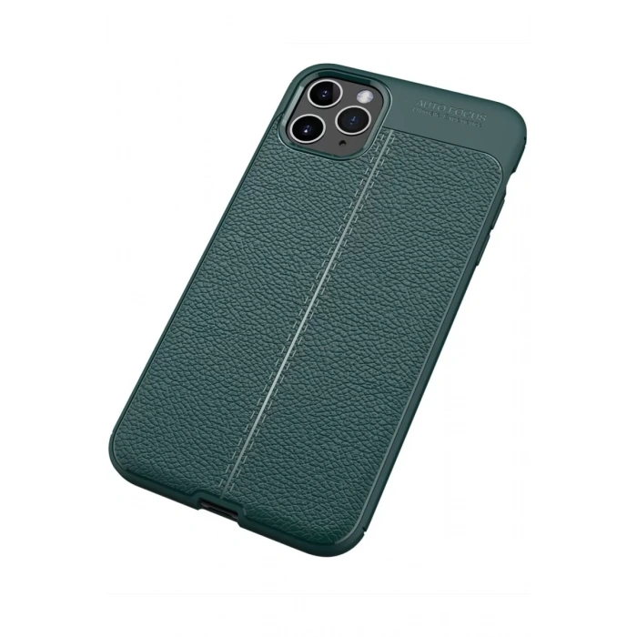 Apple iPhone 11 Pro Max Kılıf Auto Focus Kapak - Yeşil