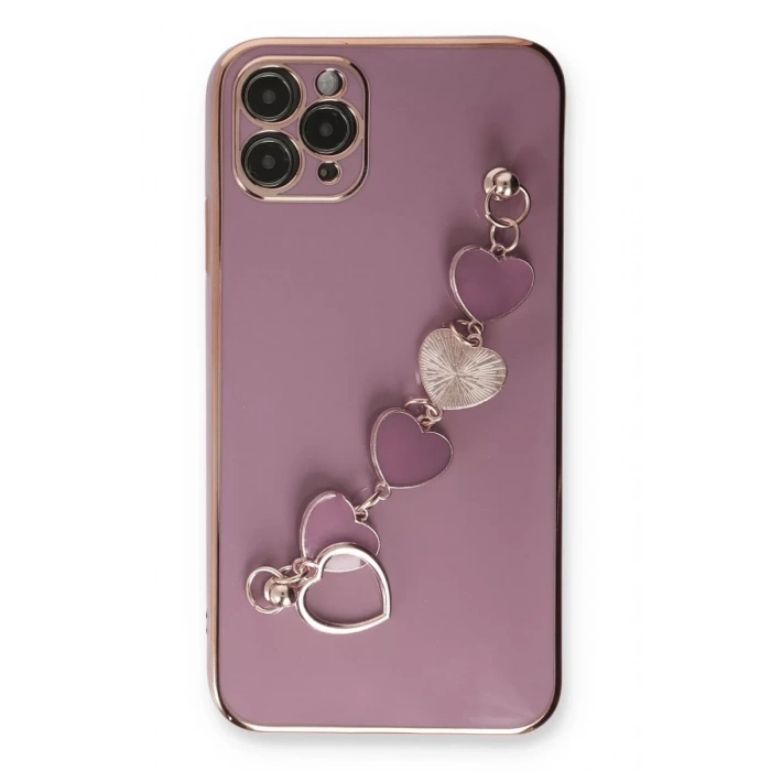 Apple iPhone 11 Pro Max Kılıf Esila Silikon - Mor