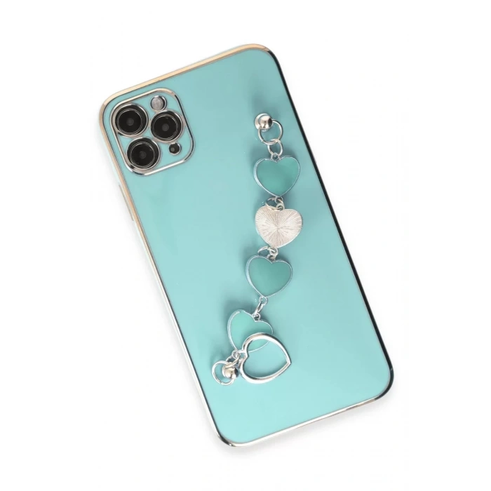 Apple iPhone 11 Pro Max Kılıf Esila Silikon - Su Yeşili