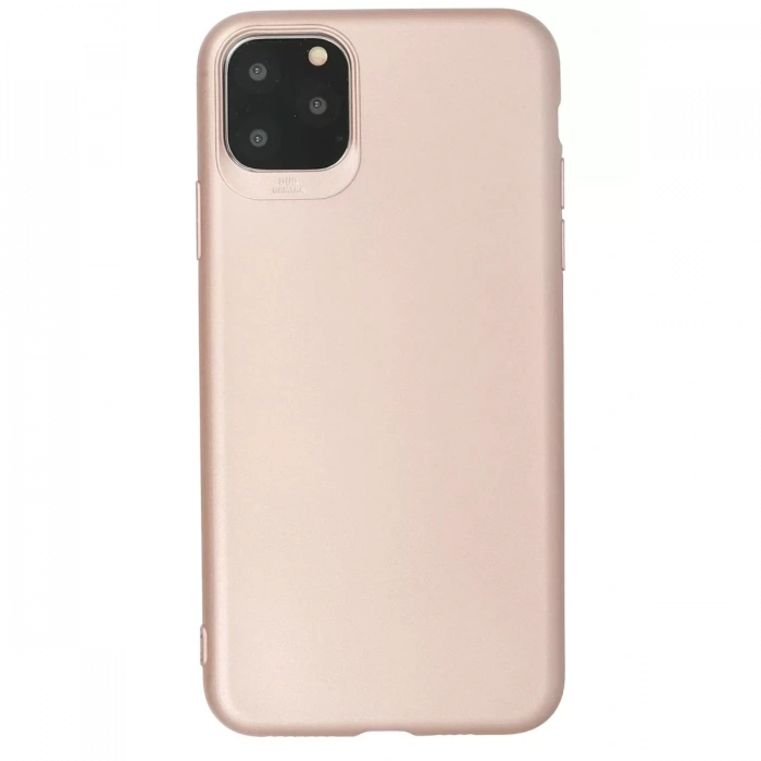Apple iPhone 11 Pro Max Kılıf First Silikon - Rose Gold