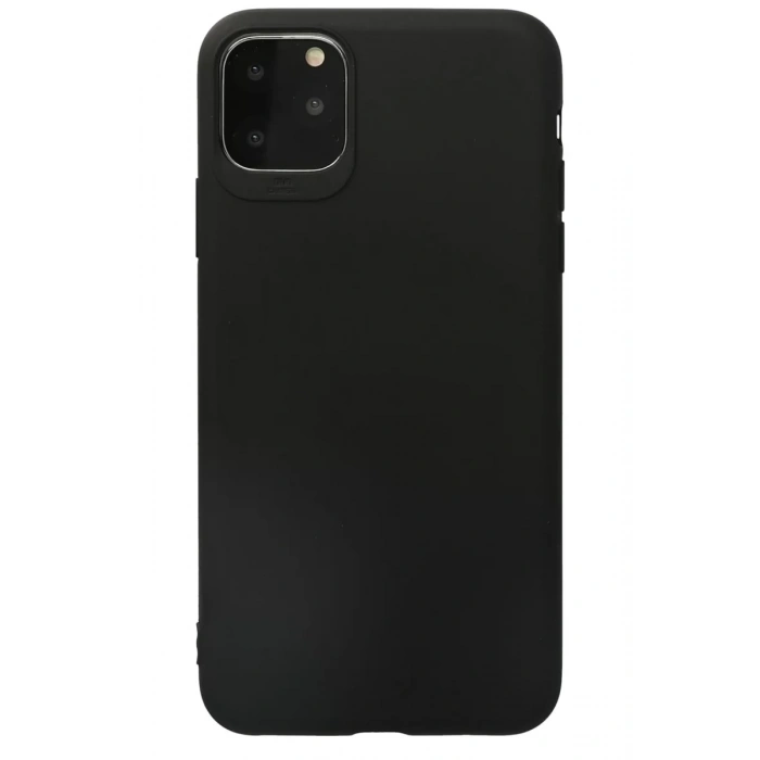 Apple iPhone 11 Pro Max Kılıf First Silikon - Siyah