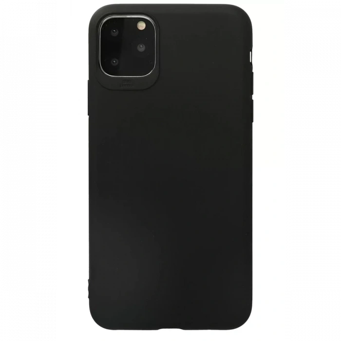 Apple iPhone 11 Pro Max Kılıf First Silikon - Siyah