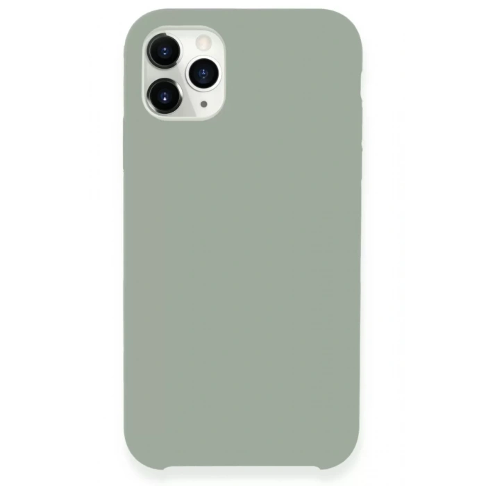 Apple iPhone 11 Pro Max Kılıf Lansman Legant Silikon - Açık Gri