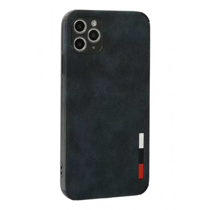 Apple iPhone 11 Pro Max Kılıf Loop Deri Silikon - Lacivert