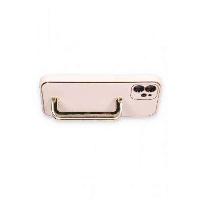 Apple iPhone 12 Kılıf Coco Elit Kapak - Pudra
