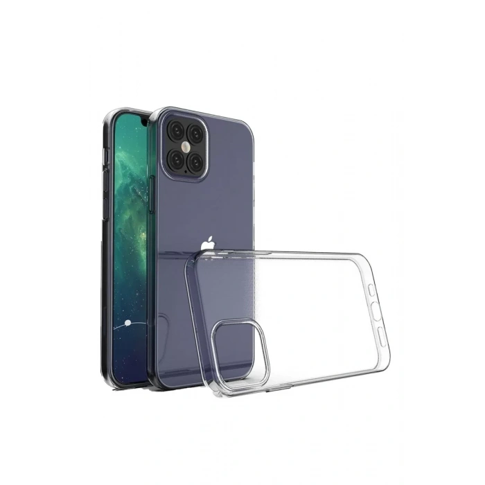Apple iPhone 12 Kılıf Lüx Şeffaf Silikon