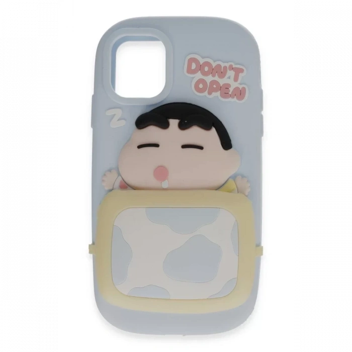 Apple iPhone 12 Kılıf Poky Karakter Silikon Kapak - Desen 3