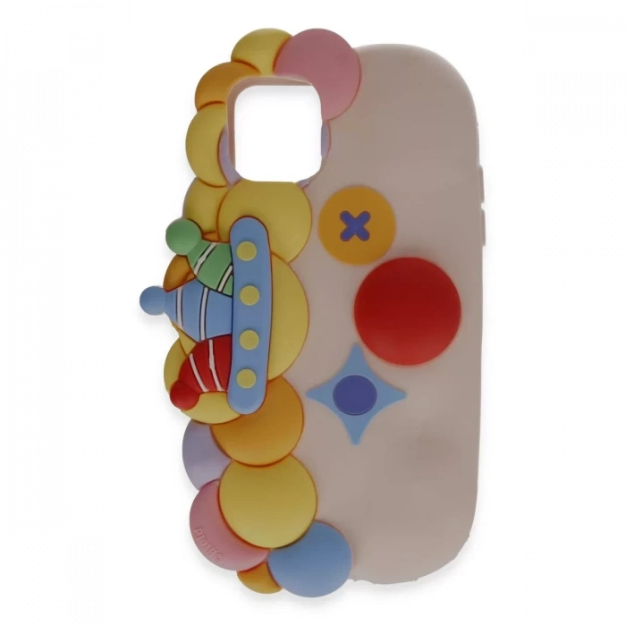 Apple iPhone 12 Kılıf Poky Karakter Silikon Kapak - Desen 7