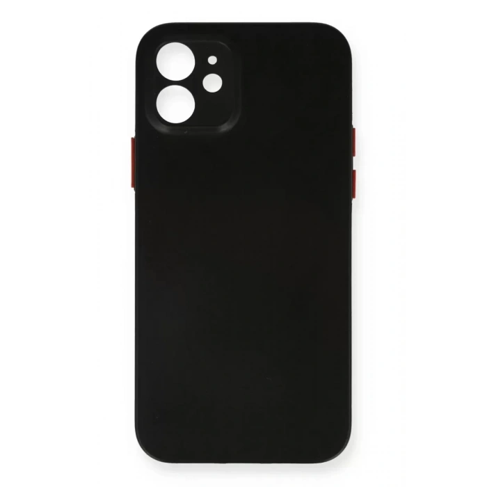 Apple iPhone 12 Kılıf PP Ultra İnce Kapak - Siyah