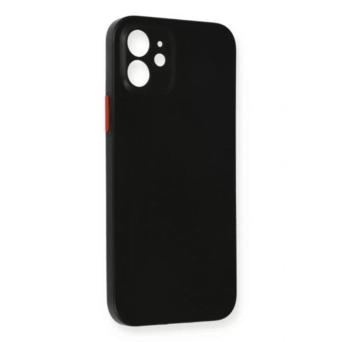 Apple iPhone 12 Kılıf PP Ultra İnce Kapak - Siyah