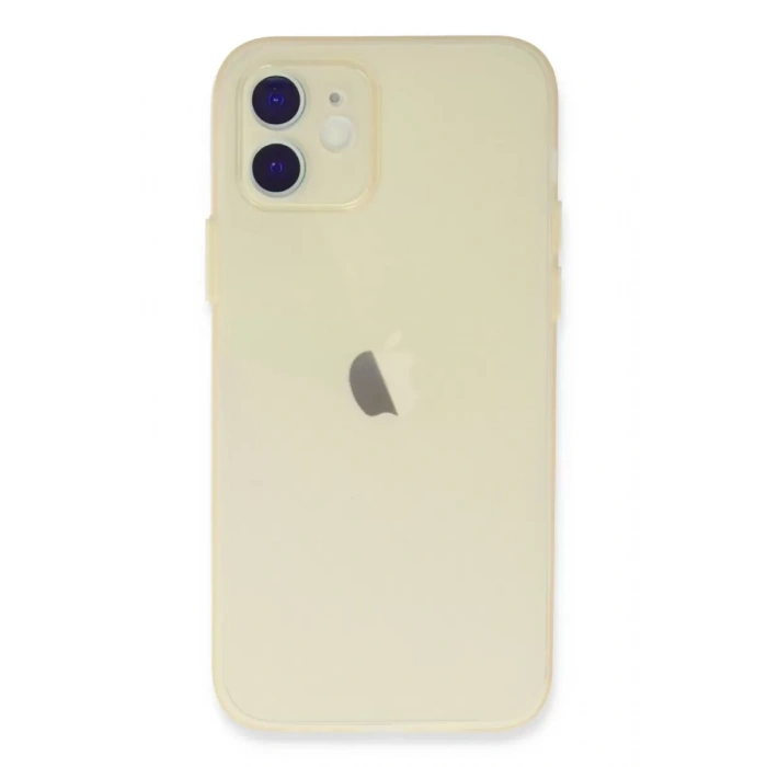 Apple iPhone 12 Kılıf Puma Silikon - Gold