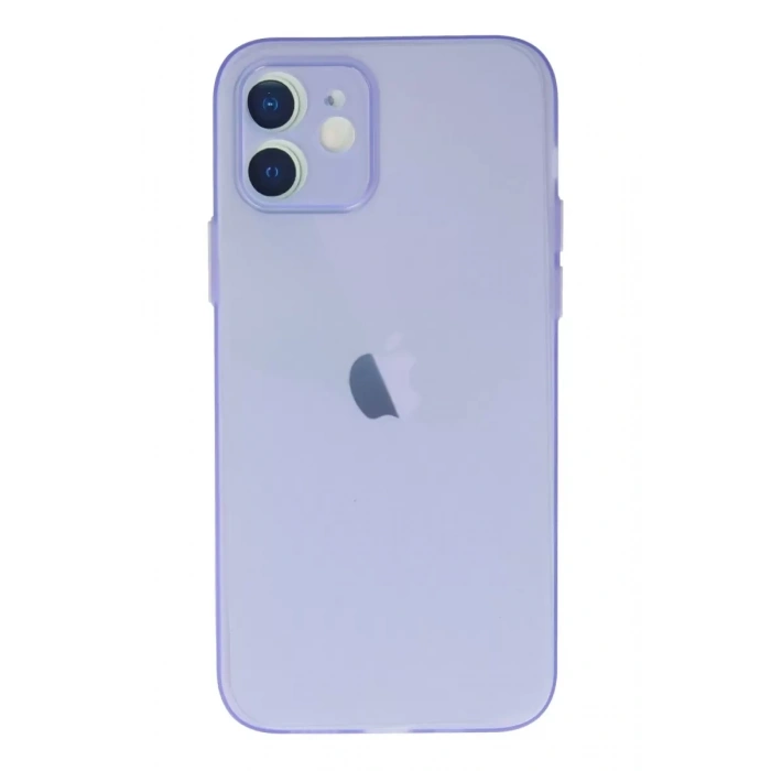 Apple iPhone 12 Kılıf Puma Silikon - Mor