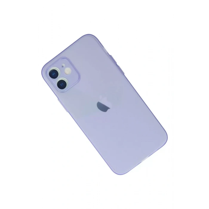 Apple iPhone 12 Kılıf Puma Silikon - Mor
