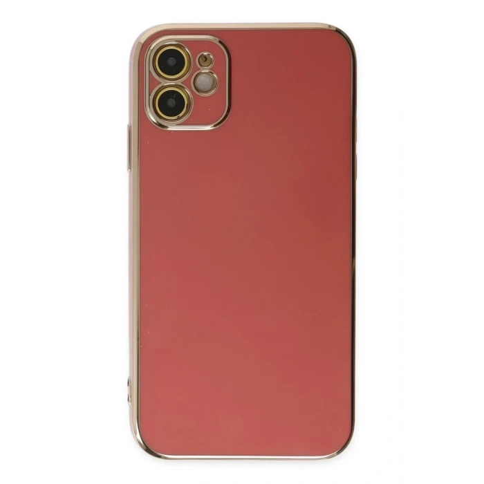 Apple iPhone 12 Kılıf Volet Silikon - Kırmızı