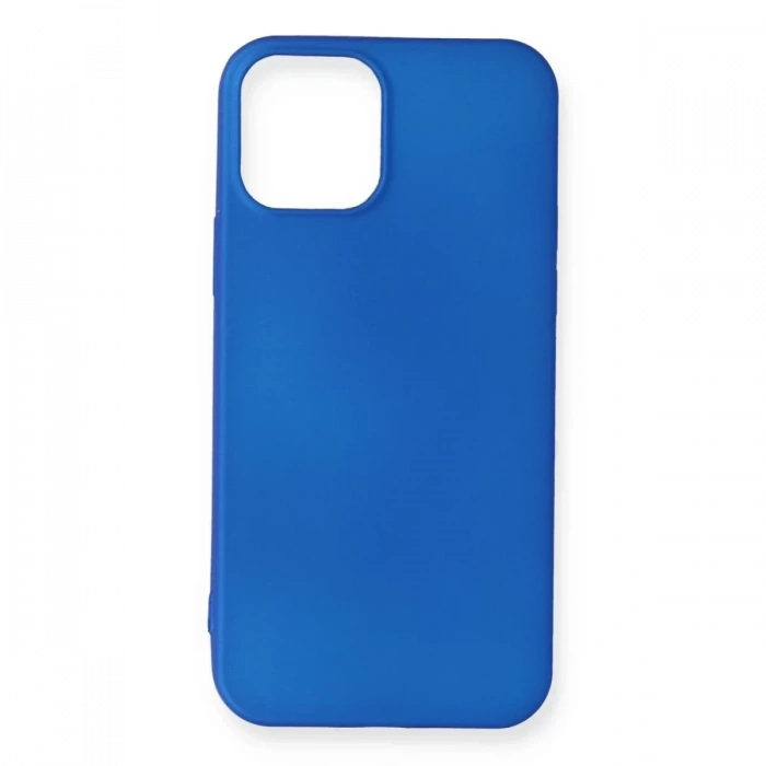 Apple iPhone 12 Mini Kılıf First Silikon - Mavi