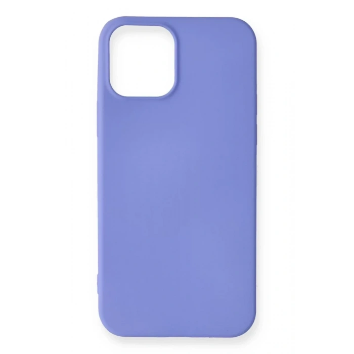 Apple iPhone 12 Mini Kılıf First Silikon - Mor