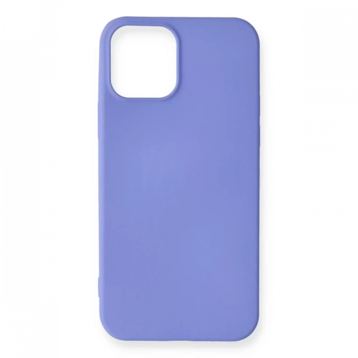 Apple iPhone 12 Mini Kılıf First Silikon - Mor