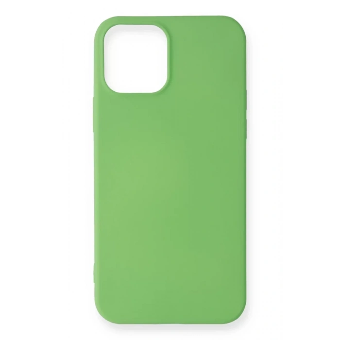Apple iPhone 12 Mini Kılıf First Silikon - Yeşil