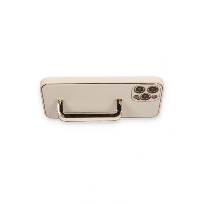 Apple iPhone 12 Pro Kılıf Coco Elit Kapak - Gold