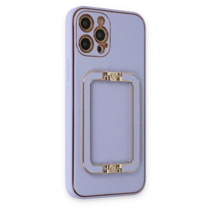 Apple iPhone 12 Pro Kılıf Coco Elit Kapak - Lila