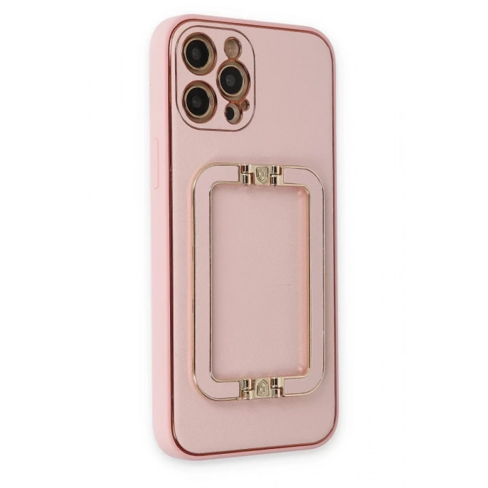 Apple iPhone 12 Pro Kılıf Coco Elit Kapak - Pembe