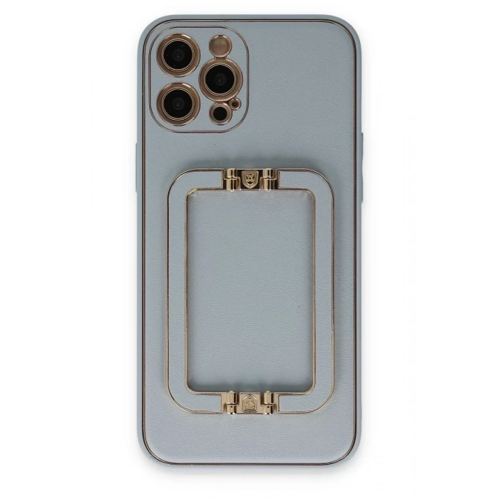 Apple iPhone 12 Pro Kılıf Coco Elit Kapak - Turkuaz