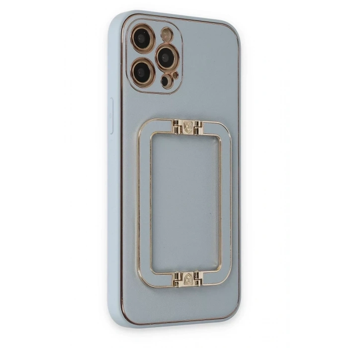 Apple iPhone 12 Pro Kılıf Coco Elit Kapak - Turkuaz