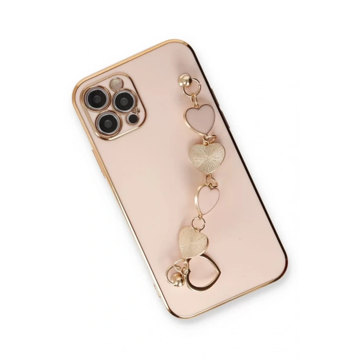 Apple iPhone 12 Pro Kılıf Esila Silikon - Pudra
