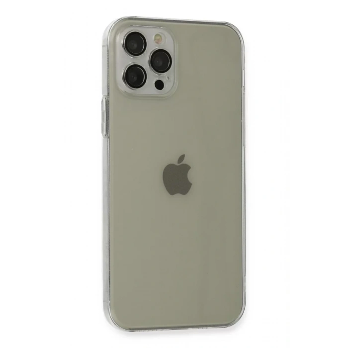 Apple iPhone 12 Pro Kılıf Fly Lens Silikon - Şeffaf