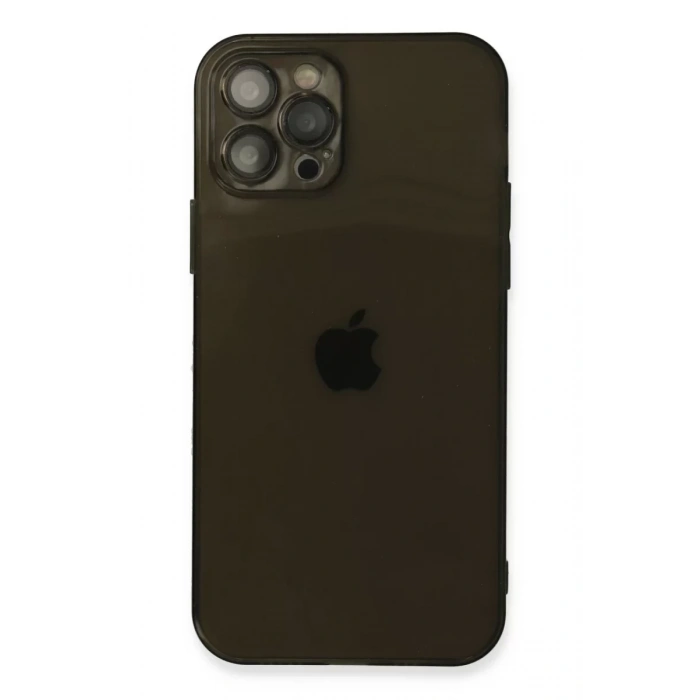 Apple iPhone 12 Pro Kılıf Fly Lens Silikon - Siyah