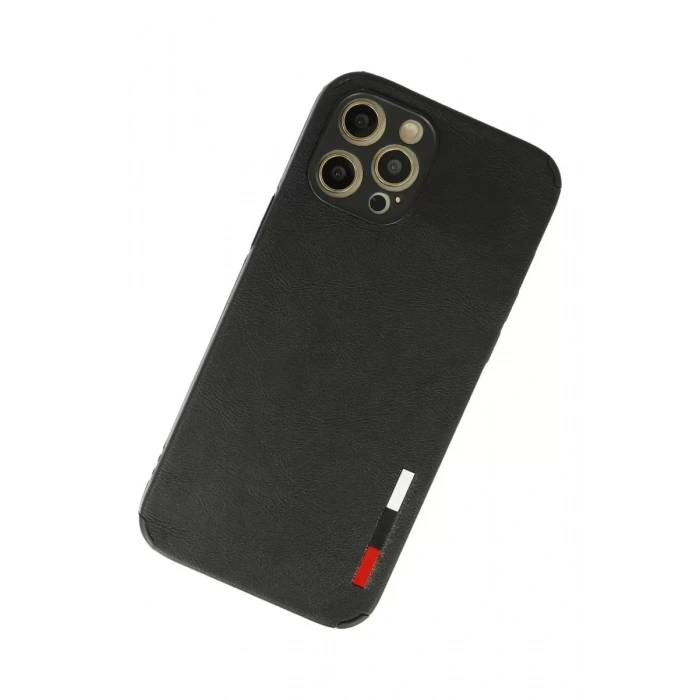 Apple iPhone 12 Pro Kılıf Loop Deri Silikon - Siyah