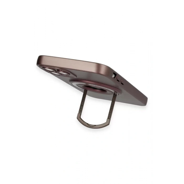 Apple iPhone 12 Pro Kılıf Lukka Magneticsafe Kapak - Kahverengi