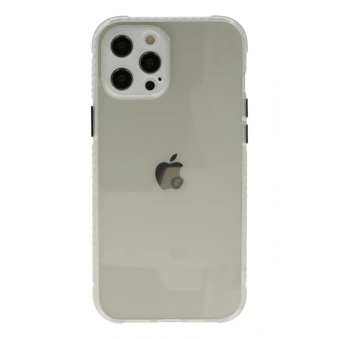 Apple iPhone 12 Pro Kılıf Miami Şeffaf Silikon - Şeffaf