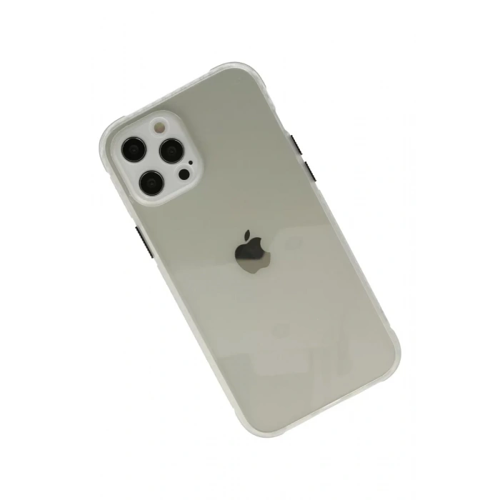 Apple iPhone 12 Pro Kılıf Miami Şeffaf Silikon - Şeffaf