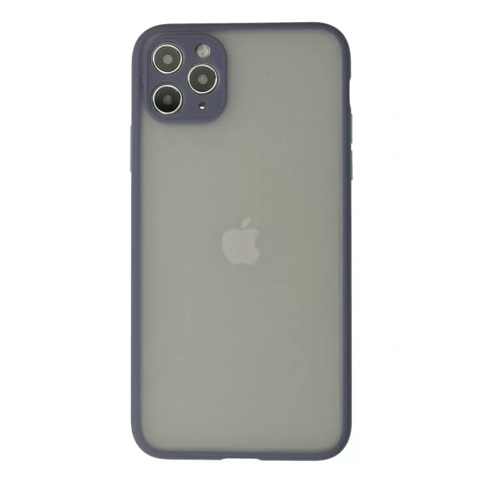 Apple iPhone 12 Pro Kılıf Montreal Silikon Kapak - Gri