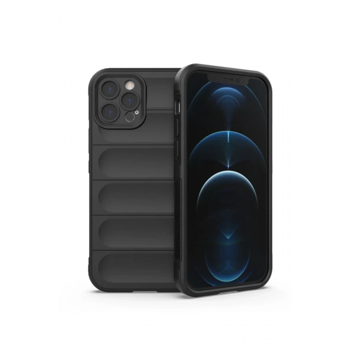 Apple iPhone 12 Pro Kılıf Optimum Silikon - Siyah