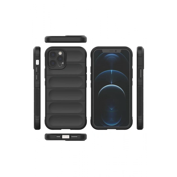 Apple iPhone 12 Pro Kılıf Optimum Silikon - Siyah