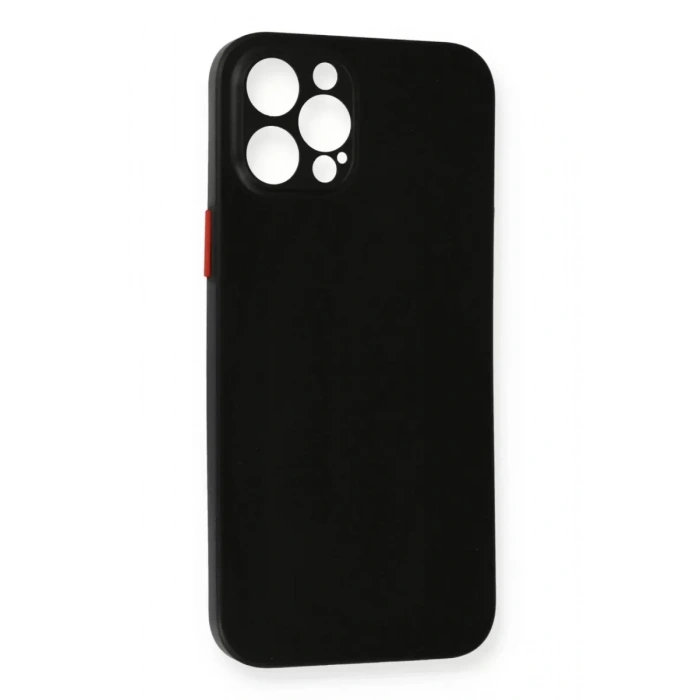 Apple iPhone 12 Pro Kılıf PP Ultra İnce Kapak - Siyah