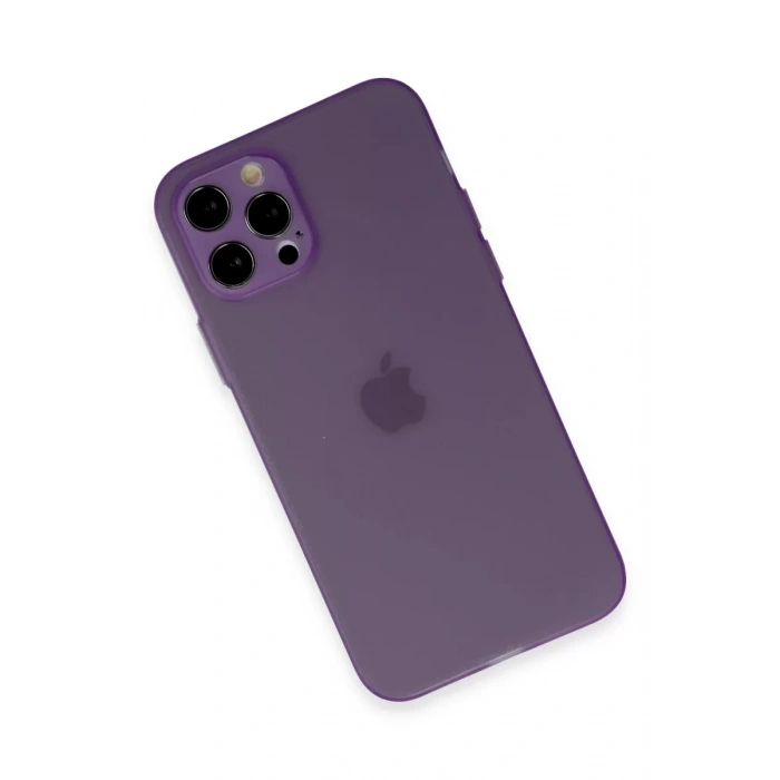 Apple iPhone 12 Pro Kılıf Puma Silikon - Koyu Mor