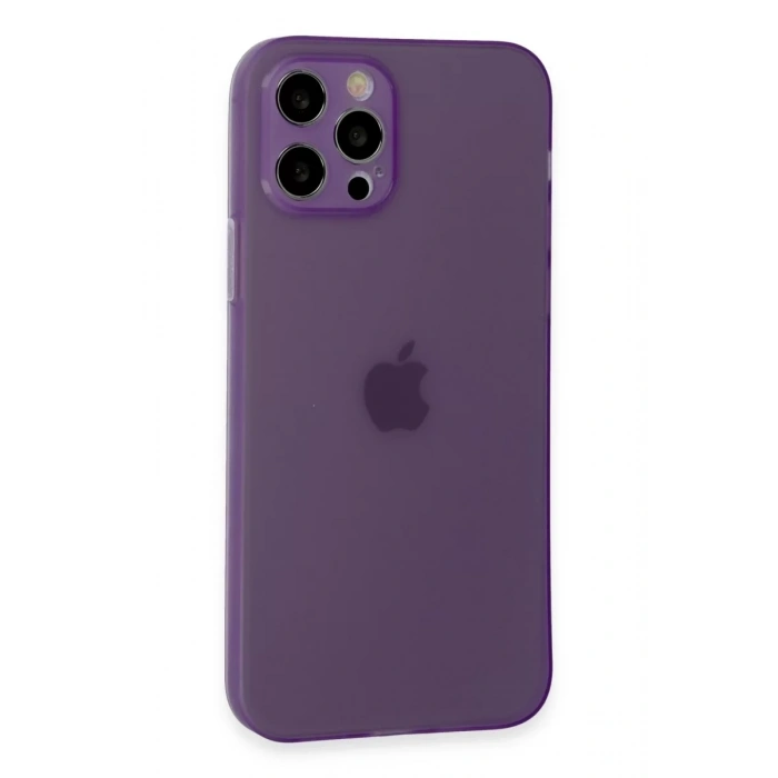 Apple iPhone 12 Pro Kılıf Puma Silikon - Koyu Mor