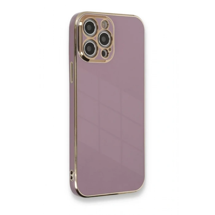 Apple iPhone 12 Pro Kılıf Volet Silikon - Mor