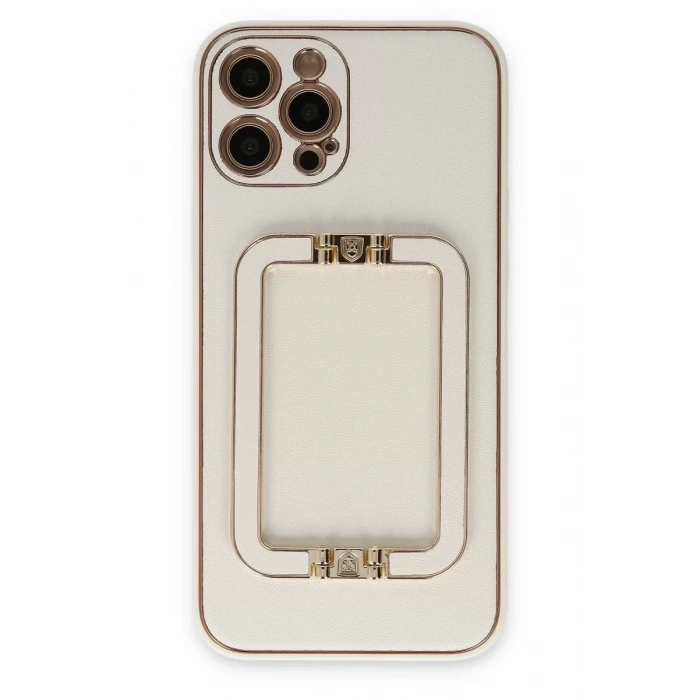 Apple iPhone 12 Pro Max Kılıf Coco Elit Kapak - Beyaz