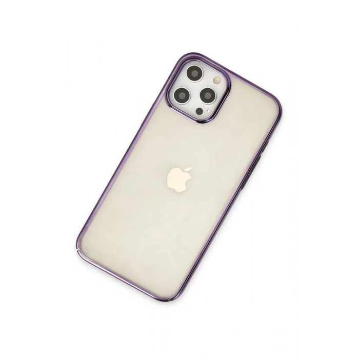 Apple iPhone 12 Pro Max Kılıf Element Silikon - Mor