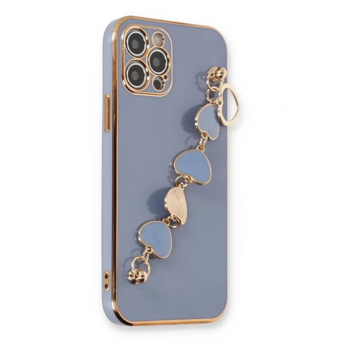 Apple iPhone 12 Pro Max Kılıf Esila Silikon - Gri