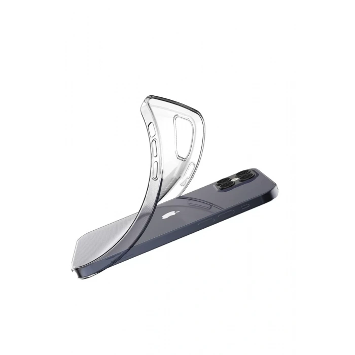 Apple iPhone 12 Pro Max Kılıf Lüx Şeffaf Silikon