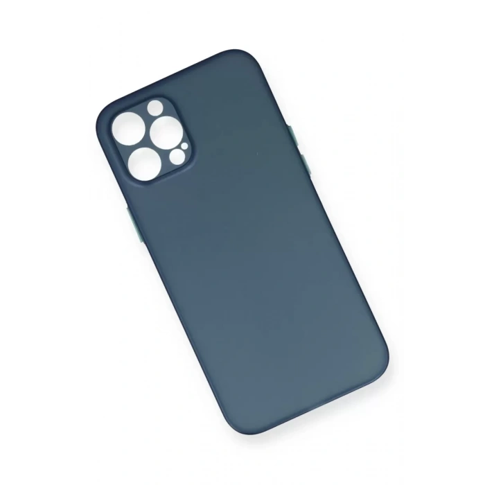 Apple iPhone 12 Pro Max Kılıf PP Ultra İnce Kapak - Mavi