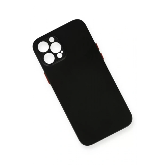 Apple iPhone 12 Pro Max Kılıf PP Ultra İnce Kapak - Siyah