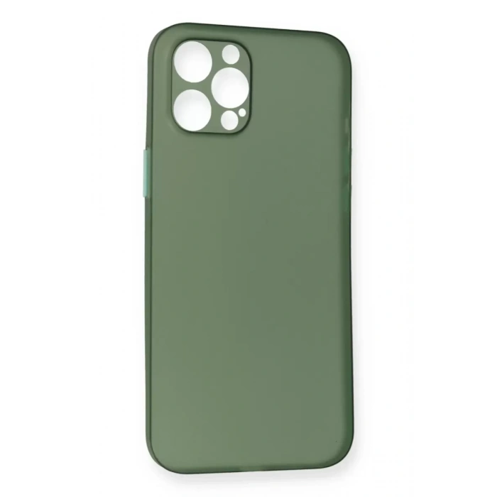 Apple iPhone 12 Pro Max Kılıf PP Ultra İnce Kapak - Yeşil
