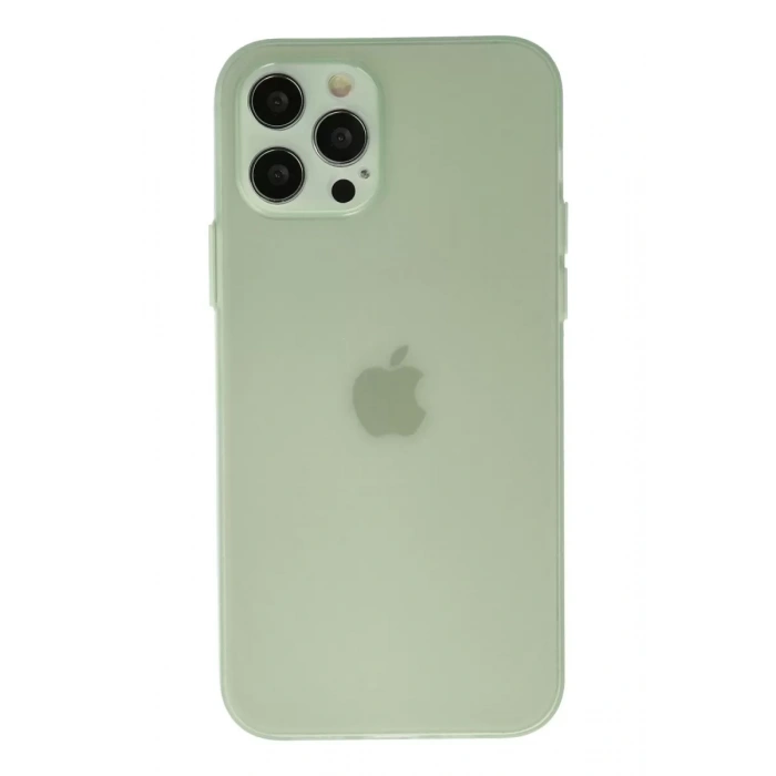 Apple iPhone 12 Pro Max Kılıf Puma Silikon - Açık Yeşil