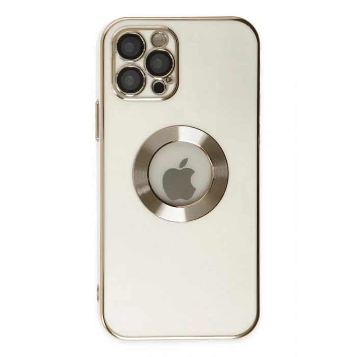 Apple iPhone 12 Pro Max Kılıf Store Silikon - Beyaz